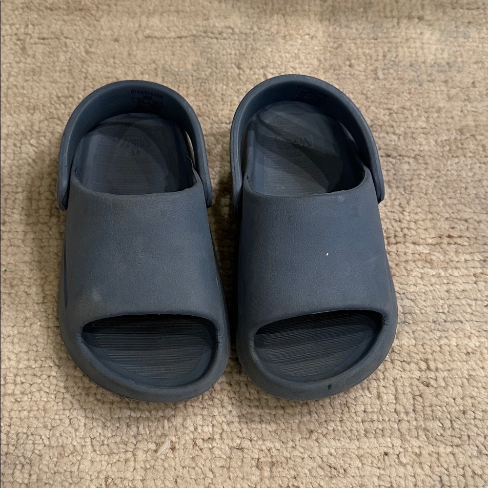 Zara Kids Navy Slip-On Sandals